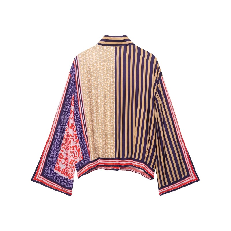 2026 우아하고 세련된 프린트 사롱 스커트 여성용 투 - Shirt Camp Collar 리뷰 및 가격