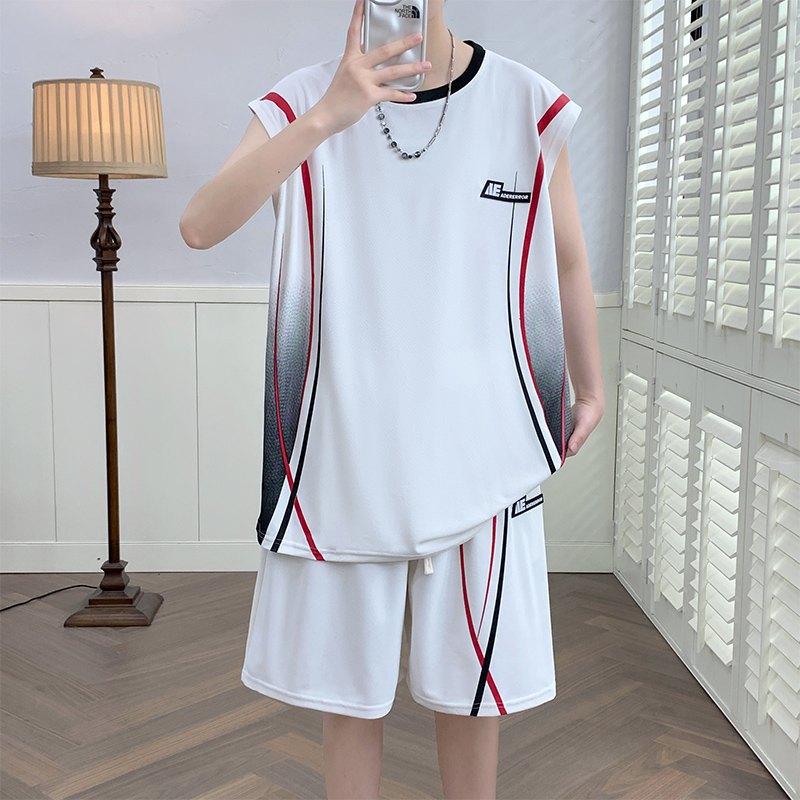 남성 캐주얼 2피스 스포츠웨어 세트 스트리트웨어 패션  - Shirt Camp Collar 리뷰 및 가격